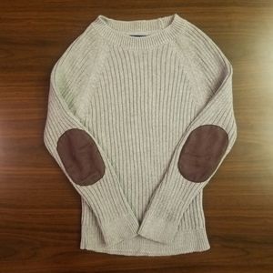 Sophie and Sam Boys Ribbed Sueded Elbow Sweater